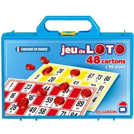 DUJARDIN - TF1 GAMES Malette loto 48 cartons l'unité