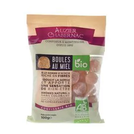 Bonbons boules au miel Bio (100g)