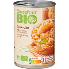 Plat cuisiné bio cassoulet (420g)