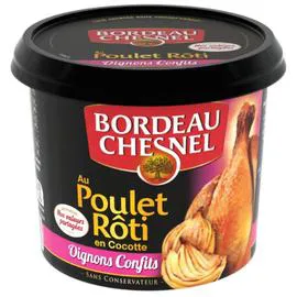 Rillettes poulet rôti oignons (200g)