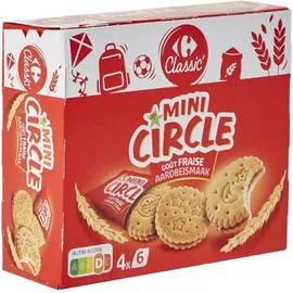 Biscuits goût fraise (168g)
