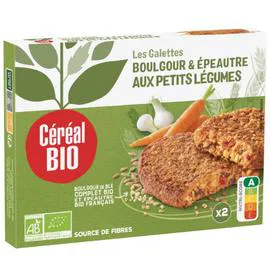 CÉRÉAL BIO Galettes boulgour & épeautre légumes Bio 2x100g