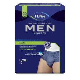 TENA Serviette Men Active Fit Pants plus L x8
