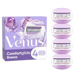 GILLETTE, VENUS Lames de Rasoir ComfortGlide Breeze x4