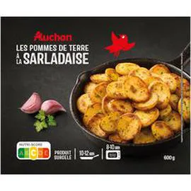 AUCHAN Pommes de terre sautées à la sarladaise 600g