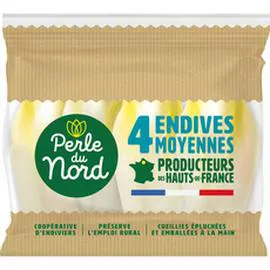 Endives moyennes (x4)