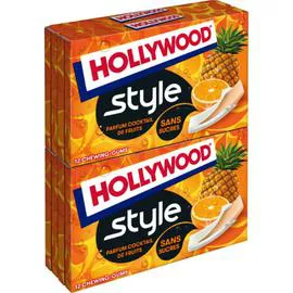 Chewing-gum au coktail de fruits sans sucres - 4x12 (92g)