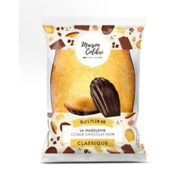 Madeleine Coque Chocolat Noir Classique (60g)