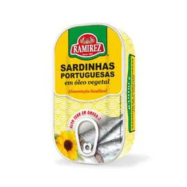 Sardines à l'huile végétal piquante (125g)