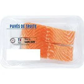 NOTRE SÉLECTION Pavés de truite 2x125g