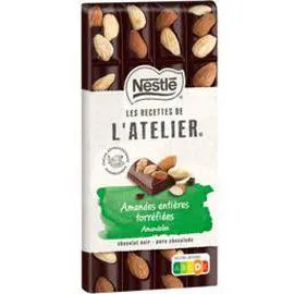 Tablette Chocolat Noir Amandes entières (170g)