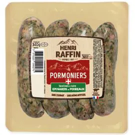 Saucisses épinards et poireaux (4x85g)