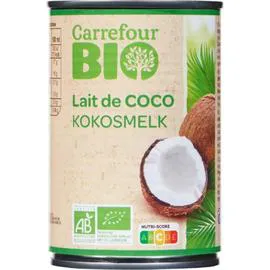 CARREFOUR BIO Lait de coco bio 400ml