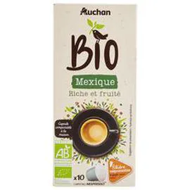 CULTIONS LE BON Capsules de café compostables Mexique riche et fruité compatibles Nespresso (10x5,2g)