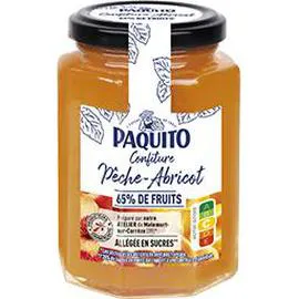 Confiture pêche abricot allégée en sucres (300g)