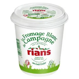 Fromage blanc lait entier nature (1kg)