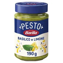 BARILLA Sauce pesto basilic citron 190g