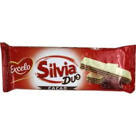 Gaufrette Silvia Duo cacao (26g)