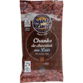 Chocolat au lait maxi pépites (125g)