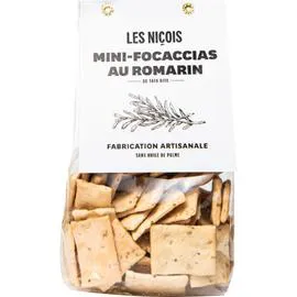 LES NIÇOIS Mini-focaccias au romarin 200g