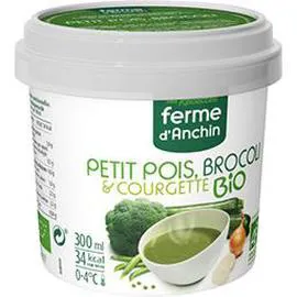 FERME D'ANCHIN Soupe BIO Petit Pois brocoli & courgette 300ml
