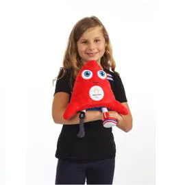 Peluche Mascotte Jeux Paralympiques Paris 2024 - 24cm (l'unité)