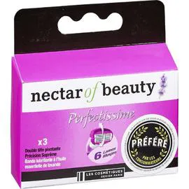 NECTAR OF BEAUTY Lames de rasoir Perfectissime 6 lames x3