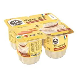 Dessert riz au lait caramel (460g)