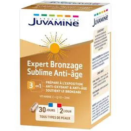 Complément Alimentaire Expert Bronzage Sublime Anti-Age 3en1 JUVAMINE (x60)