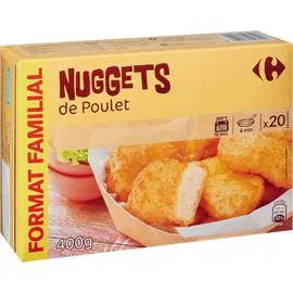 CARREFOUR Nuggets de poulet 400g
