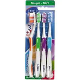 Protection Brosses à dents souples, family pack (x4)