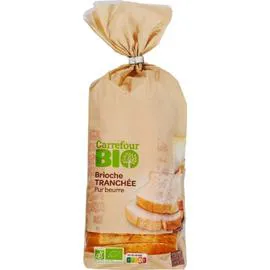 Brioche bio tranchée pur beurre (400g)