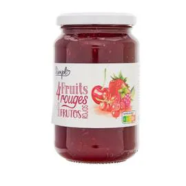 Confiture 4 fruits rouges (450g)