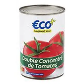 ECO+ Double concentré de tomates 440g