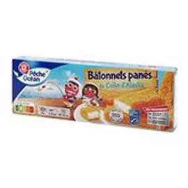 MARQUE REPÈRE, PÊCHE OCÉAN Pané colin d'Alaska x15 bâtonnets - MSC 450g