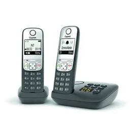 Téléphone fixe sans fil avec répondeur - A635A Duo - Anthracite (l'unité)