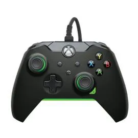 Manette Filaire Pdp Pour Xbox Et Pc Noir Fluo (l'unité)