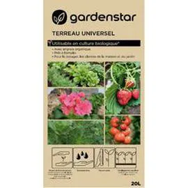 Terreau universel utilisable en culture biologique (20l)
