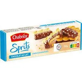 Biscuits Sprits chocolat au lait (150g)