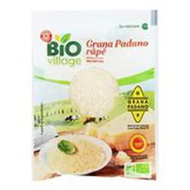 MARQUE REPÈRE, BIO VILLAGE Grana Padano Rapé Bio 40g