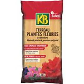 Terreau plantes fleuries KB Géranium (40l)