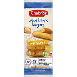 CHABRIOR Madeleines longues pur beurre 250g