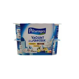 Yaourt à la Grecque citron coco vanille (12x125g)