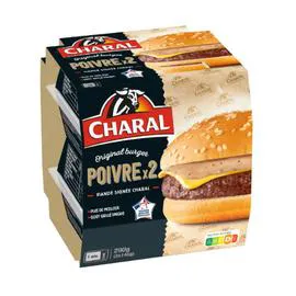 Burger poivre (2x145g)