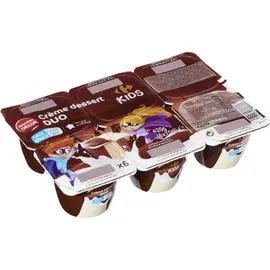 CARREFOUR KIDS Crème dessert chocolat et lait 6x70g