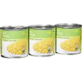 CARREFOUR Maïs doux croquant 3x285g