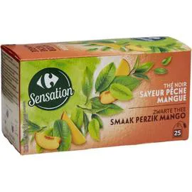 Thé noir pêche mangue (25x1,8g)