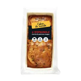 Cake Au Chorizo Et Poivron Rouges (l'unité)