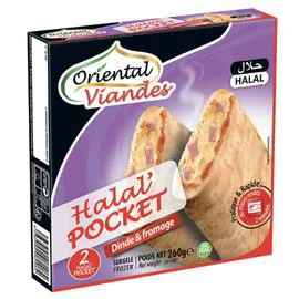 Sandwich Halal dinde fromage (2x130g)