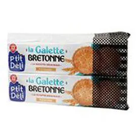 MARQUE REPÈRE, P'TIT DÉLI Galettes Bretonnes Pur beurre 2x125g